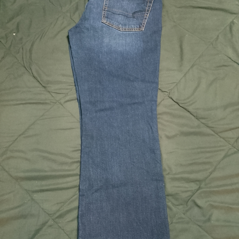 American Eagle Outfitters Dark Blue Flare Jeans